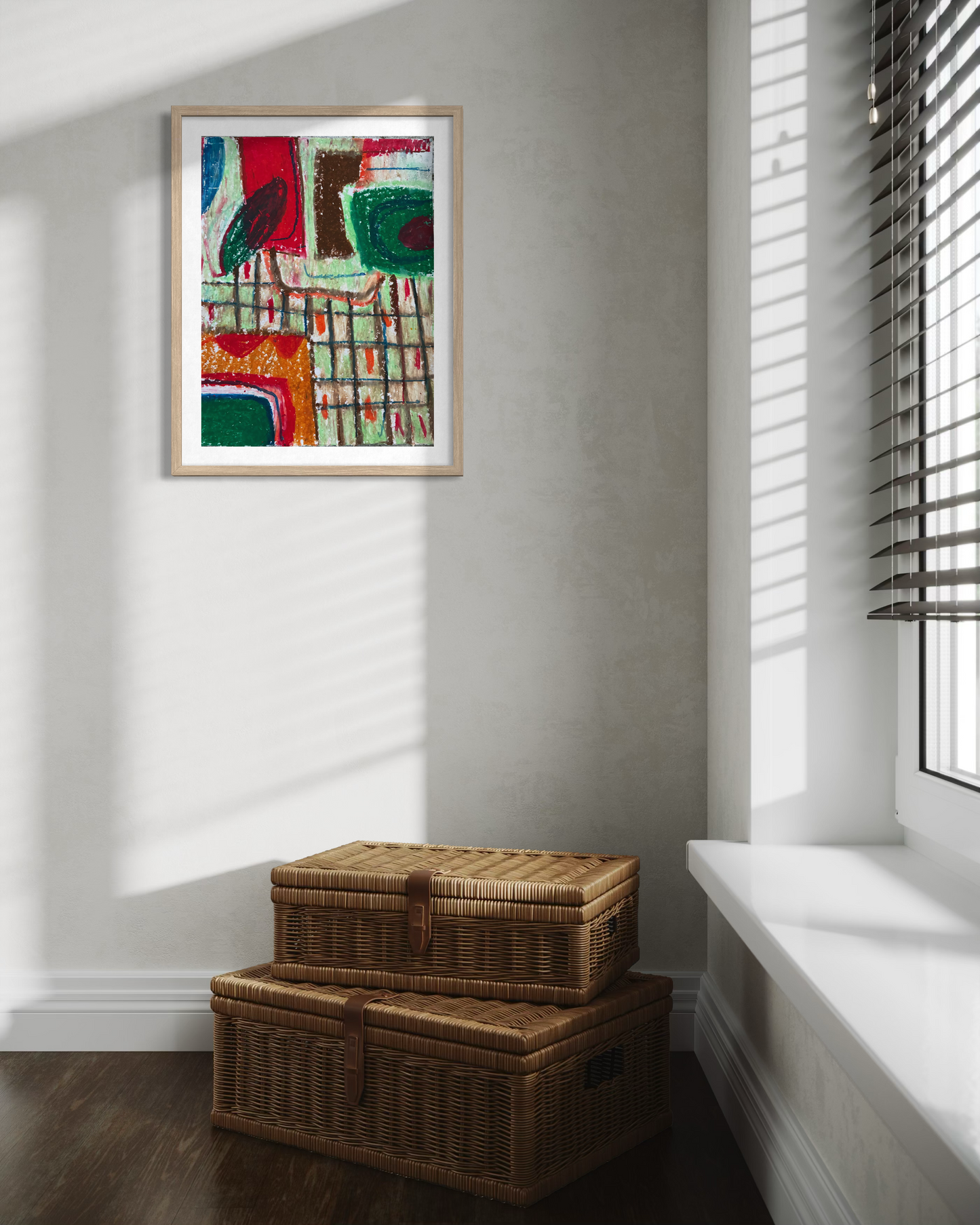 Geometric Architecture Art Print — Swarupa Chatterjee