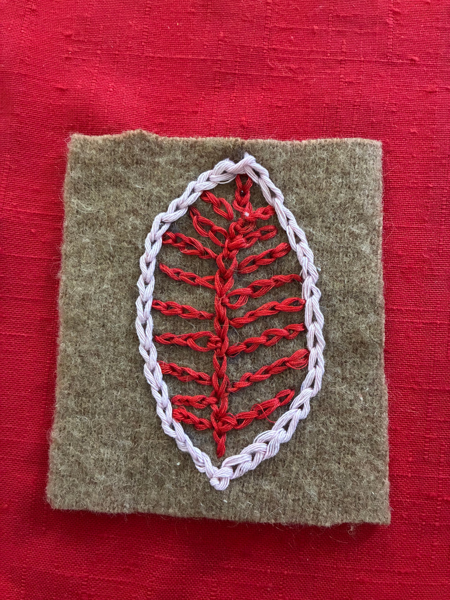Hand-Painted Sew-On Fabric Patches — Upcycled, Abstract, Made in Canada