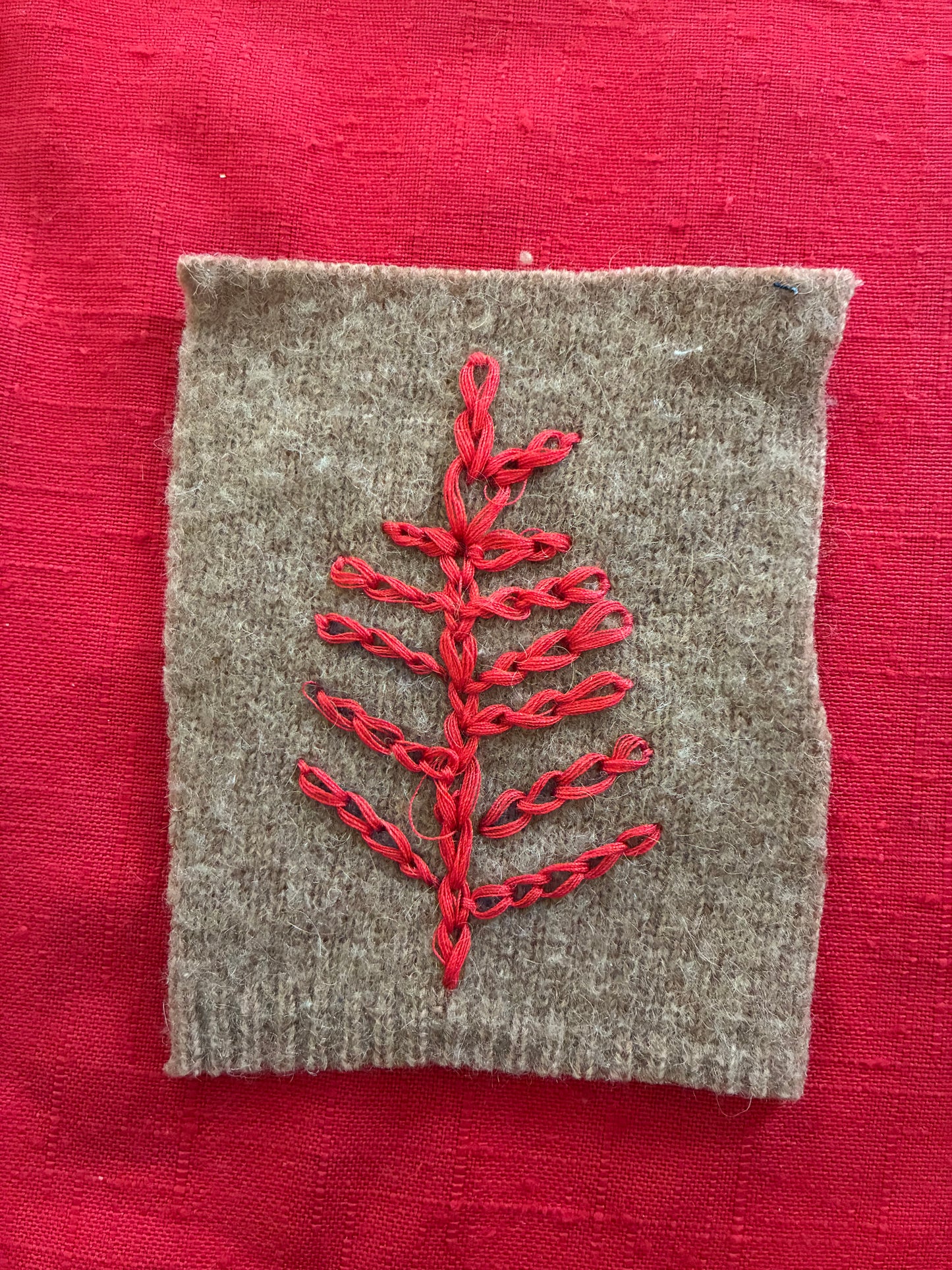 Hand-Painted Sew-On Fabric Patches — Upcycled, Abstract, Made in Canada
