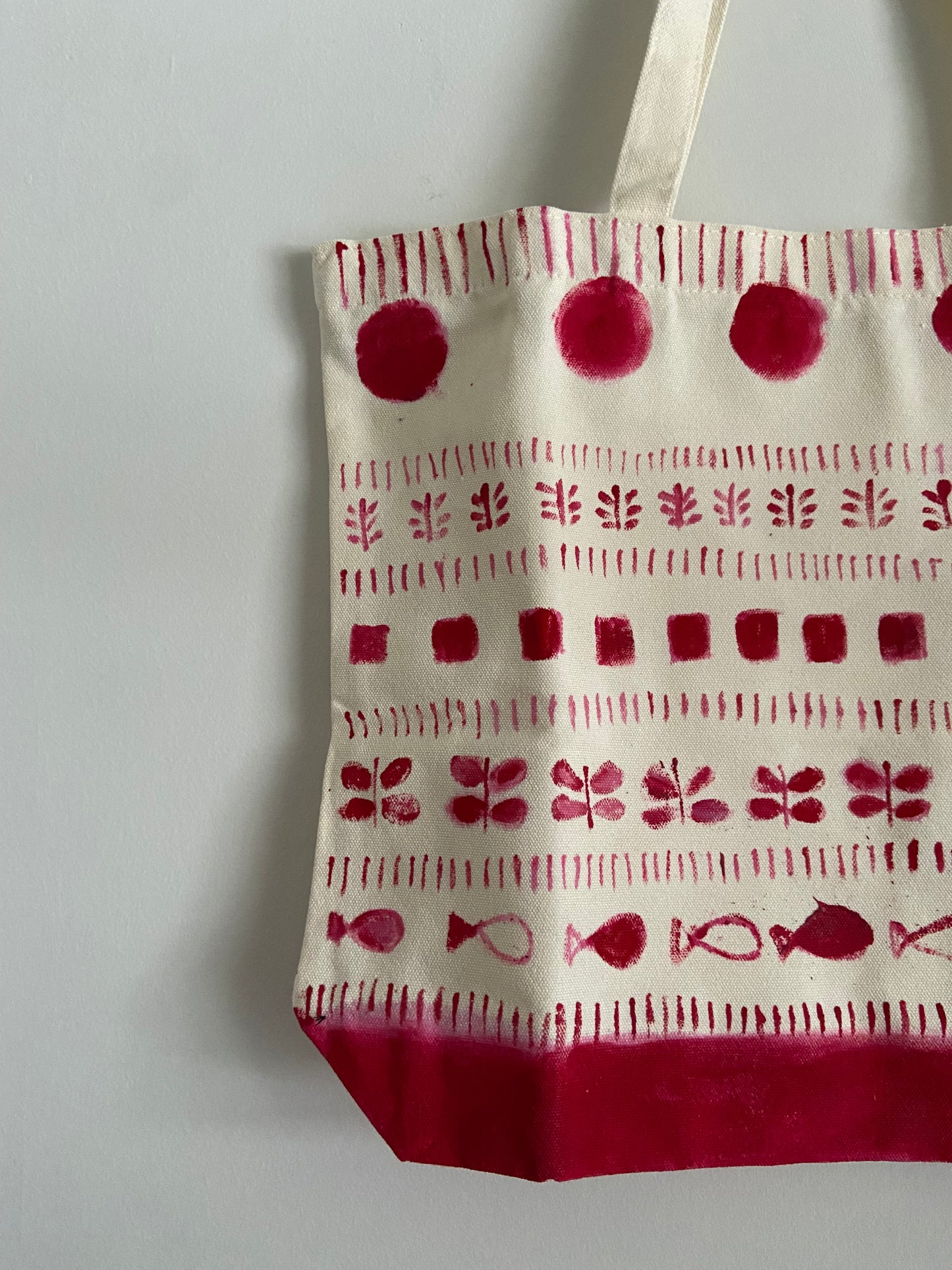 Handpainted Tote bag