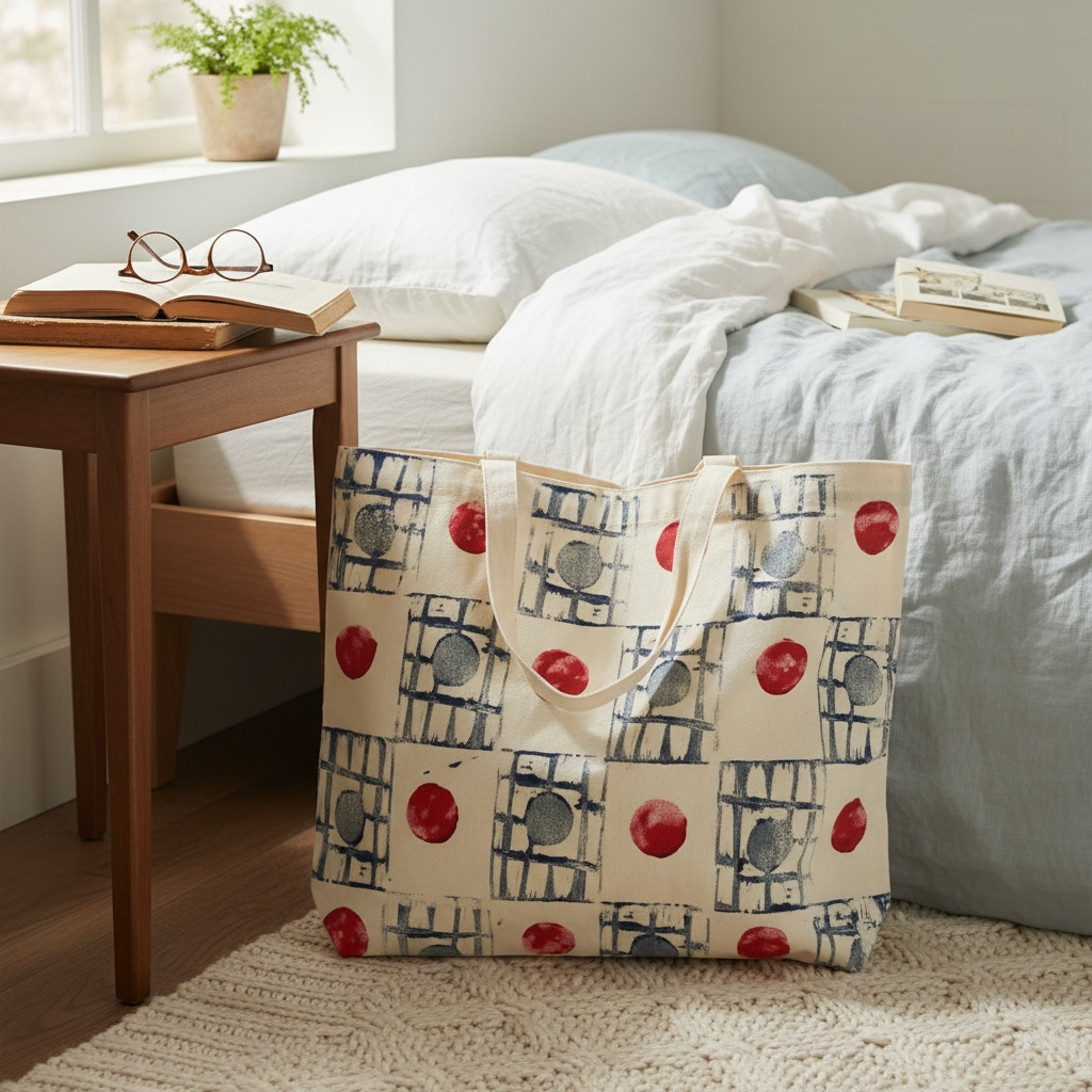 Handcrafted Cotton Canvas Tote Bag | Eco-Friendly Everyday Tote