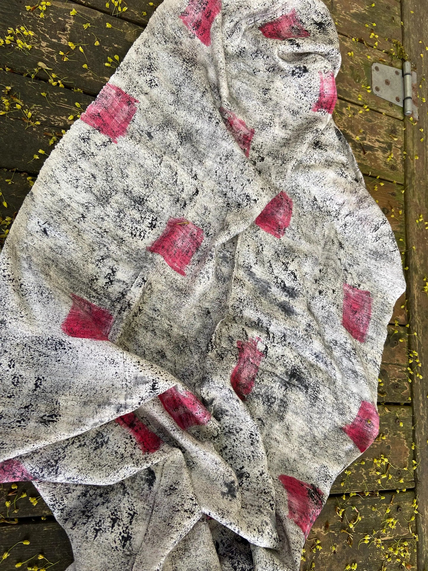 Eco Friendly Eri Silk Scarf | Hand Painted |